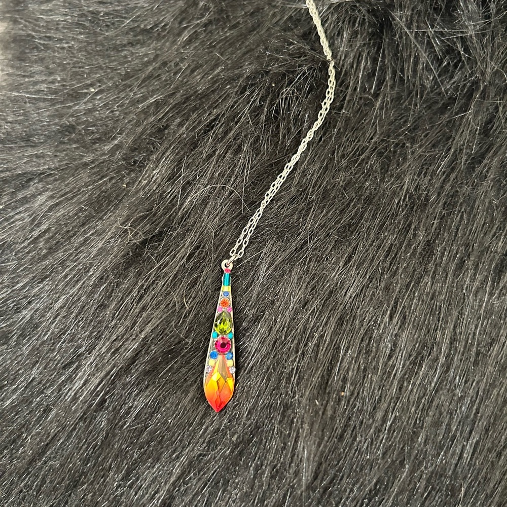Firefly Silver Pendant Necklace